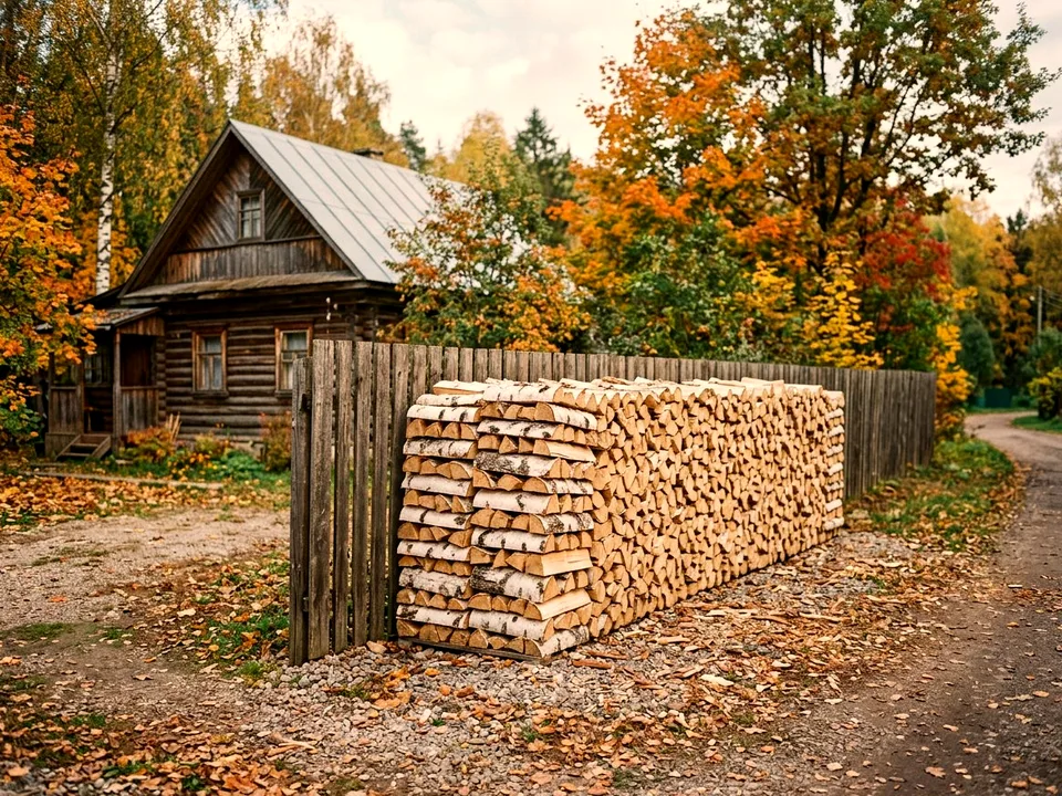 Круговая поленница holzhausen, Тупиково, проспект Ольховая, 39В